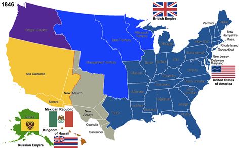 The United States 1846 By Hillfighter On Deviantart