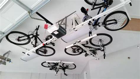 The motorized bike lift is an exclusive product of the bike storage company, and it is capable of transforming a bicycle owner's garage into a state of the art bike storage system! Bicycle Lifts For Garage / 8 Great Garage Bike Storage ...