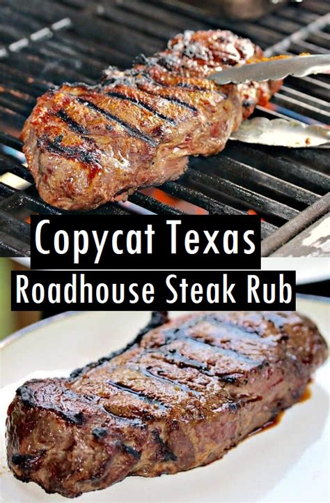 Desserts and beverages include granny's apple classic, strawberry cheese cake, big ol' brownie, and fountain drinks. Copycat Texas Roadhouse Steak Rub - Dessert & Cake Recipes