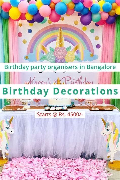 Kids Birthday Party Decorations Catering Services In Bangalore Best