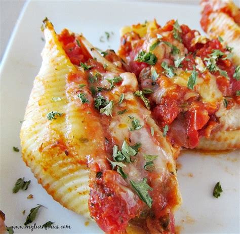 Giant Cheese Stuffed Shells With Meat My Turn For Us