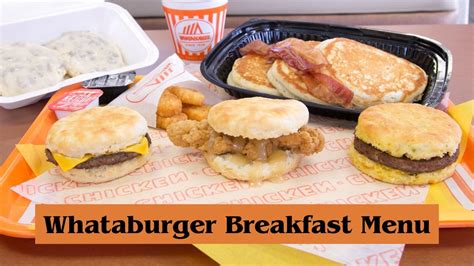 Whataburger Breakfast Menu Hours And Prices In 2024