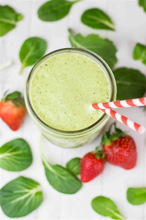 Pineapple Spinach Green Smoothie Veronikas Kitchen