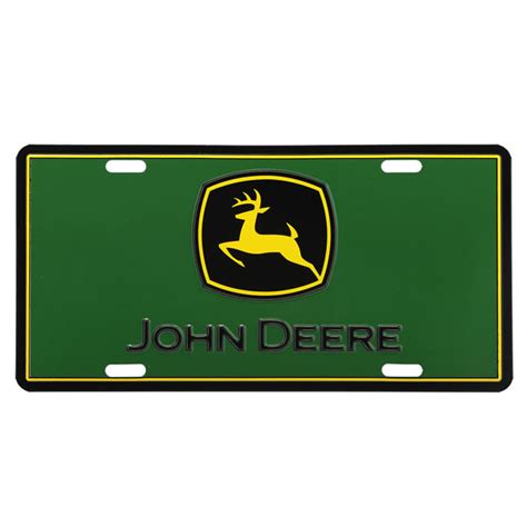 John Deere Logo License Plate Lp71676