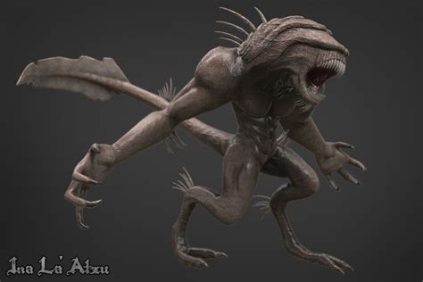 3d Model Animated Alien Monster Cgtrader
