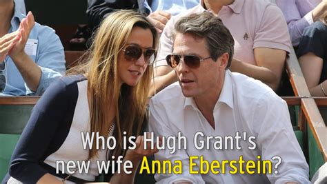 Hugh Grant Beams As He And Wife Anna Eberstein Marry In Intimate