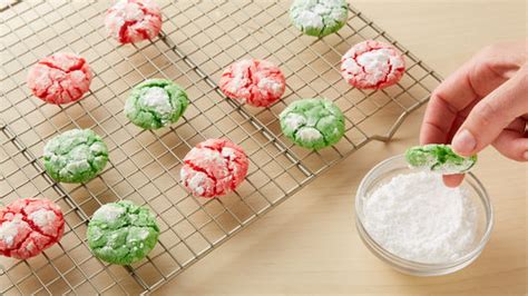 First, the cookie dough needs to chill. Easy Christmas Crinkle Cookies Recipe - Pillsbury.com