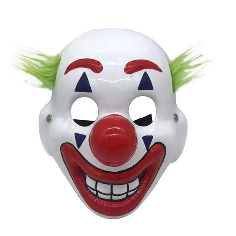 The Joker 2019 Dc Movie Arthur Fleck Clown Costume Mask White Walmart