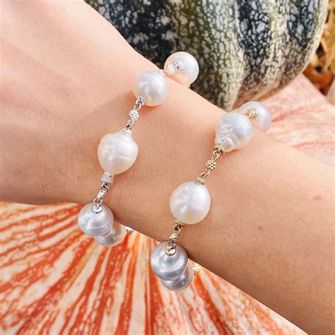 14KT Yellow Gold Paspaley South Sea Pearl Spacers Bracelet 8 South