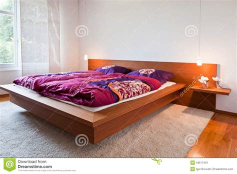 Beautiful Interior Of A Modern Bedroom Stock Image Image Of Bedside
