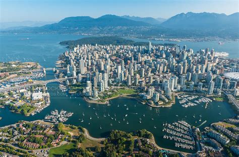 Aerial Photo Vancouver Skyline 2019