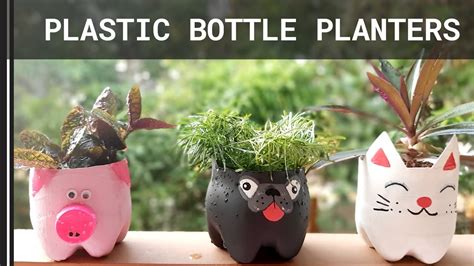 Recycled Plastic Bottle Planters Best Out Of Waste Diy Plastic