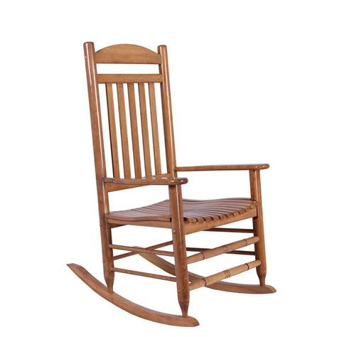 Get 5% in rewards with club o! Natural Wood Rocking Chair-IT-130828N - The Home Depot