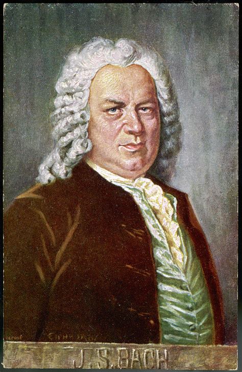Johann Sebastian Bach German Organist Drawing By Mary Evans Picture