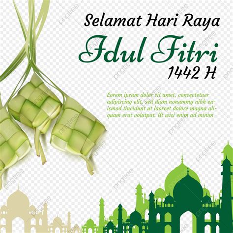 Selamat Hari Raya Idul Fitri Poster Religiös Muslim Heilig Png Und