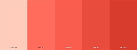 The Color Palette Is Red Pink And Orange With Some White On Its Sides