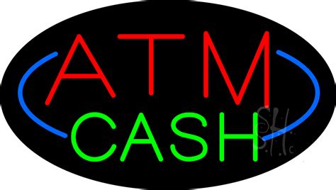 Atm Cash Animated Neon Sign Atm Neon Signs Everything Neon