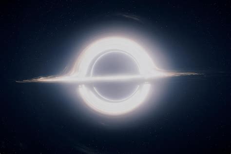 Realistic Rendering Of A Supermassive Black Hole And Accretion Disk For