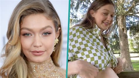 Gigi Hadid Shares Peek At Baby Bump And Explains Why Shes Taking Her