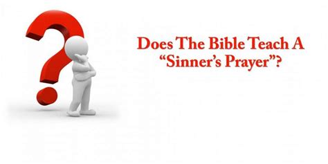 Is the "Sinners Prayer" in the Bible? - Eternal Evangelism