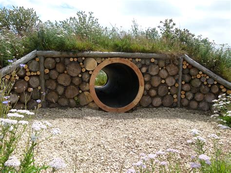 Wildflower Covered Mound And Tunnel Looking Great Natural Playground