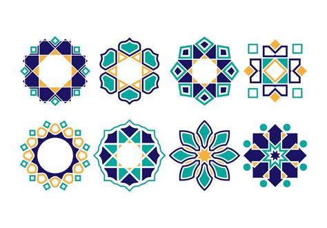 Islamic Ornament Vectors | Islamic art pattern, Islamic patterns, Islamic motifs