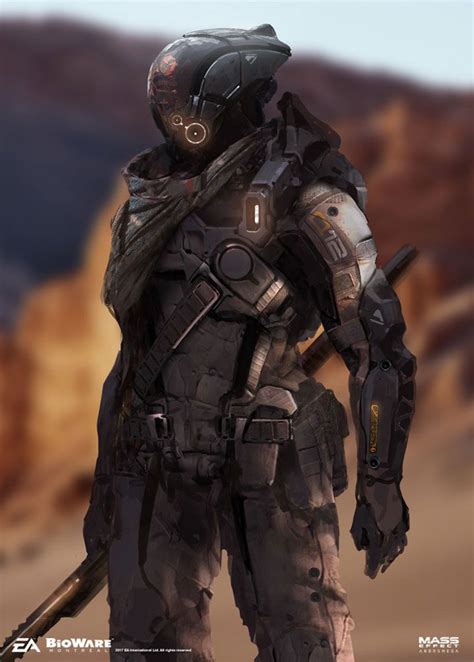 Mass Effect Andromeda Pathfinder Armor Sci Fi Concept