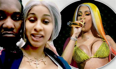 Cardi B Shows Off Her Chest In Video Celebrating Her New Song Press With Offset
