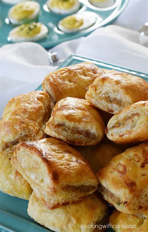 Puff Pastry Sausage Rolls Cooking With Curls