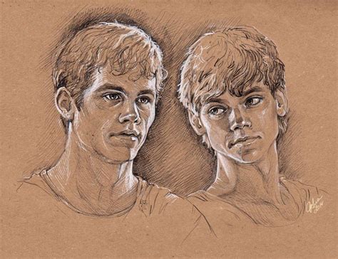 The Maze Runner Thomas And Newt By Dafnawinchester Deviantart Com On Deviantart Maze Runner