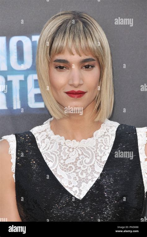 Sofia Boutella At The Hotel Artemis Los Angeles Premiere Held At The