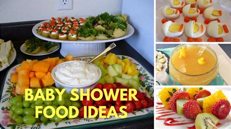 Baby Shower Food Ideas On A Budget Theme And Decoration Youtube