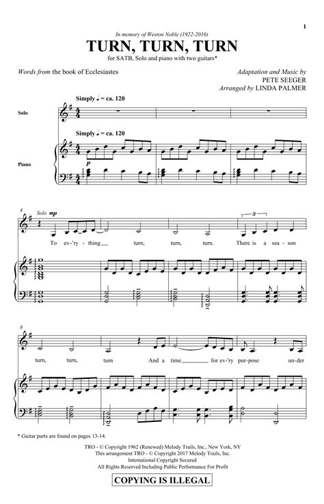 Mcm auto pager turner is an android app that allows you to turn sheet music pages automatically. Turn! Turn! Turn! (To Everything There Is A Season ...