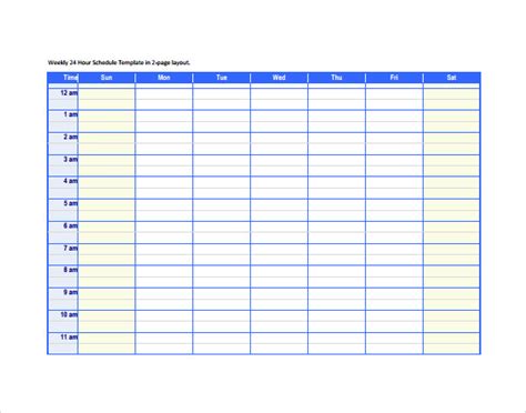 Free 11 Weekly Checklist Templates In Pdf Ms Word Excel