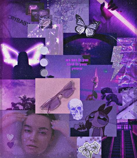 Collage, poster, advertisement, wall, design, minimal, decor. #freetoedit #background #violet #purple #aesthetic #backgrounds #collection #collage #collages ...