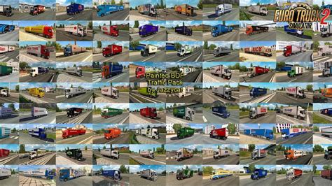 Painted BDF In Traffic Pack V7 4 1 36 X ETS2 Mods Euro Truck