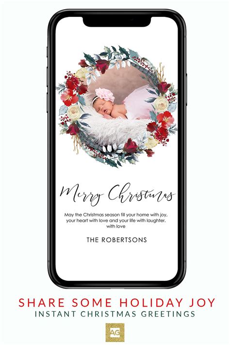 E christmas cards for business. Christmas Greeting and Photo, Christmas Card with Photo, Text Message Christmas Card, Electronic ...