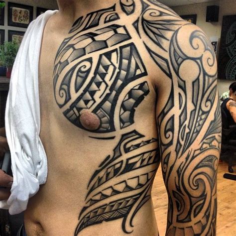 Limit my search to r/chest_piece_tattoos. best maori tattoo - Design of TattoosDesign of Tattoos