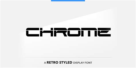 Sb Chrome Font Fontspring