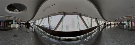 Viewing Deck Of Oriental Pearl Tower In Shanghai Panorama Cities