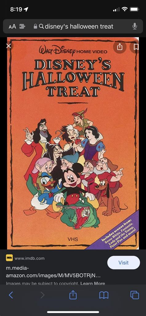 Disneys Halloween Treat Dvd 1982 Ph