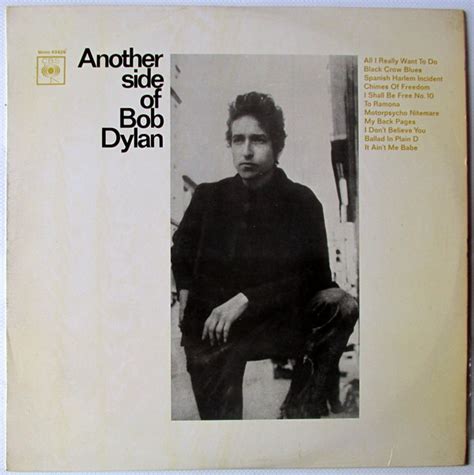 Bob Dylan Another Side Of Bob Dylan 1964 Vinyl Discogs