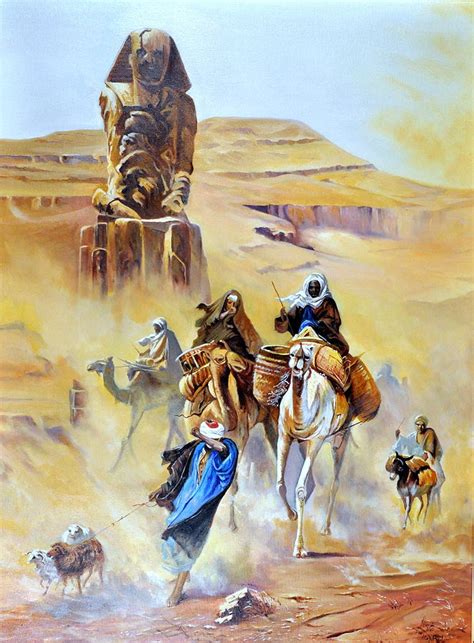 Desert Storm Painting By Khosrow Azarpour