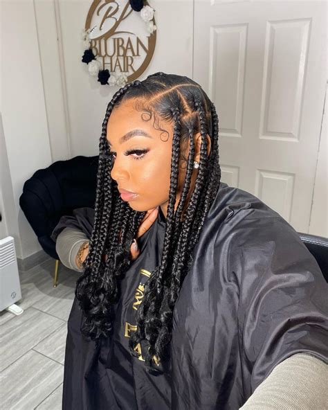 Medium Knotless Box Braids Julumen