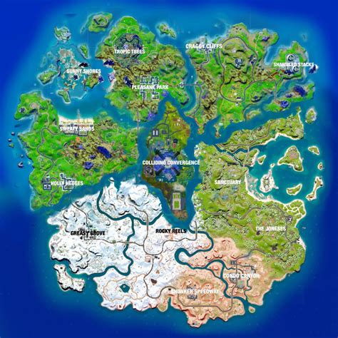 Fortnite Map Concept During Chapter 2 Finale The Island Flipping Goes