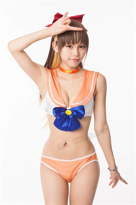 Popular Swimsuit Swimwear Cosplay Costume Peach John Sexy Sailor Moon
