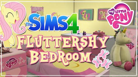 My Little Pony Fluttershy Themed Kids Bedroom The Sims 4 Room Speed