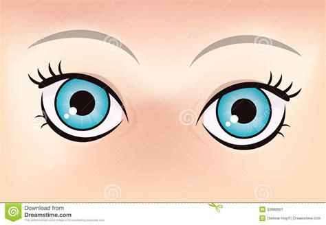 Cute Eyes Illustration Stock Image Image 32880921