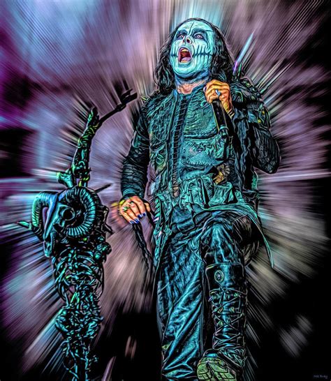 Cradle Of Filth Mixed Media By Mal Bray
