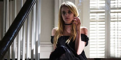 American Horror Story Season 12 Poster Emma Roberts Return Gets Skin Crawling Close Up